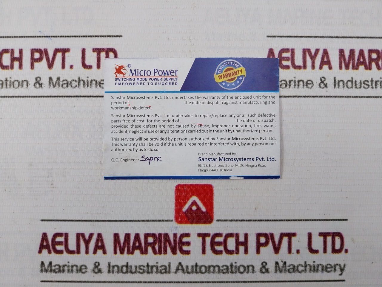 Sanstar Microsystems Ssm24Bis20 Switching Mode Power Supply 180-265Vac 50Hz