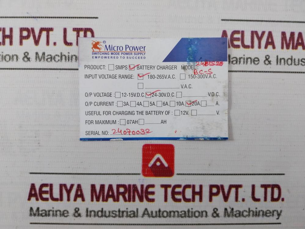 Sanstar Microsystems Ssm24Bis20 Switching Mode Power Supply 180-265Vac 50Hz