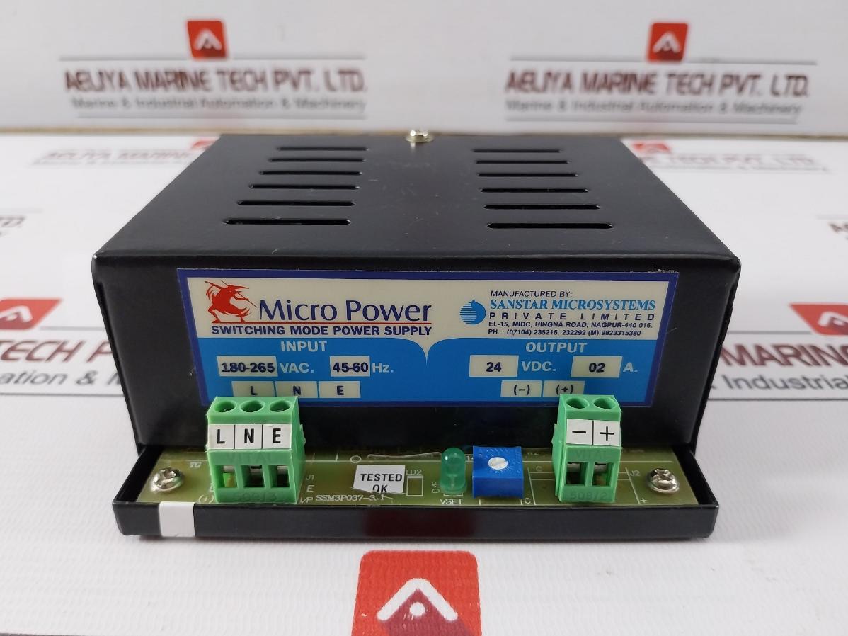 Sanstar Microsystems Ssm3P037-3.1 Switching Mode Power Supply 180-265 Vac 24Vdc