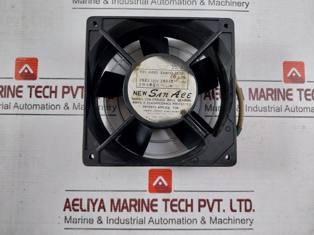 Sanyo Denki 109-075Uld Cooling Fan 100V 50/60 Hz 23/20 W