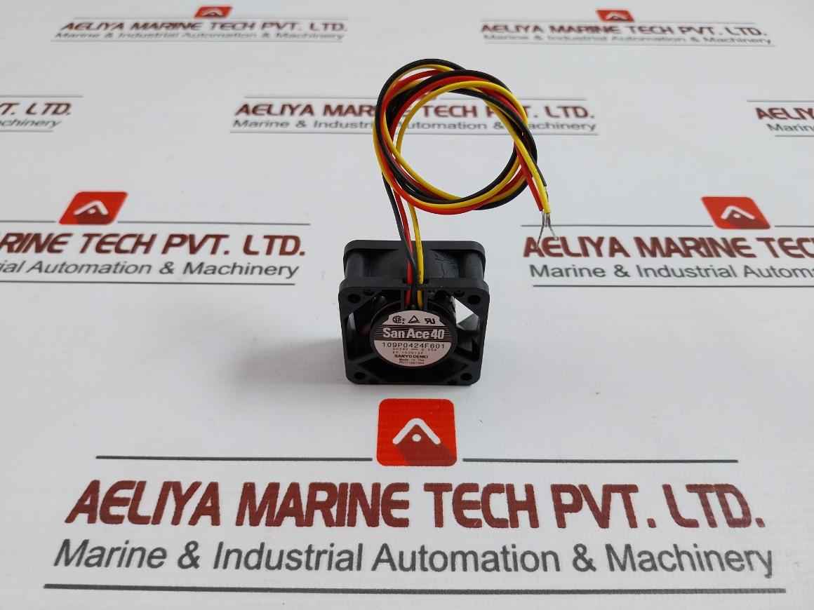 Sanyo Denki 109P0424F601 Fan Axial 40X40X20 Mm Dc24V 0.06A