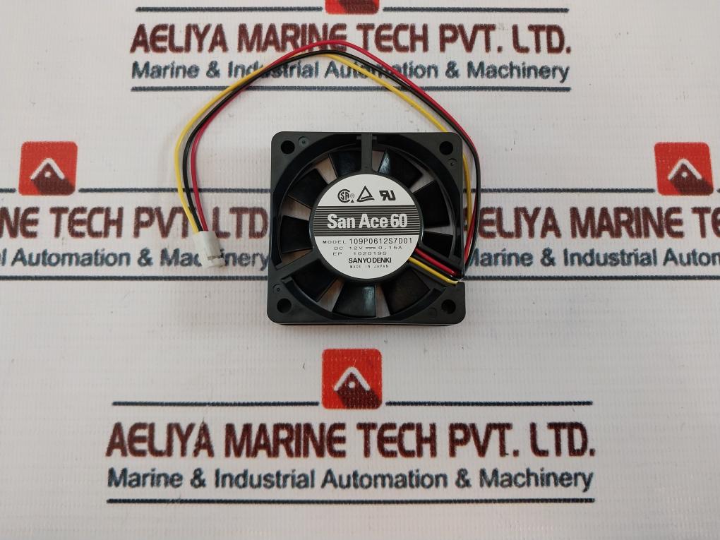 Lot of 2x Sanyo Denki 109P0612S7D01 Cooling Fan San Ace 60