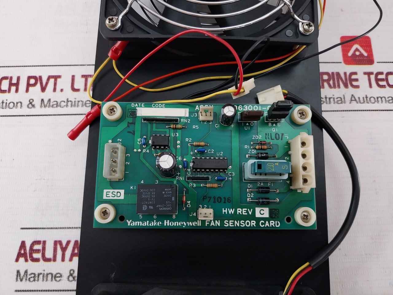 Sanyo Denki 109R1224H137 Axial Fan Assembly Panel 80363001-001 Dc24V 0.25A Rev:C