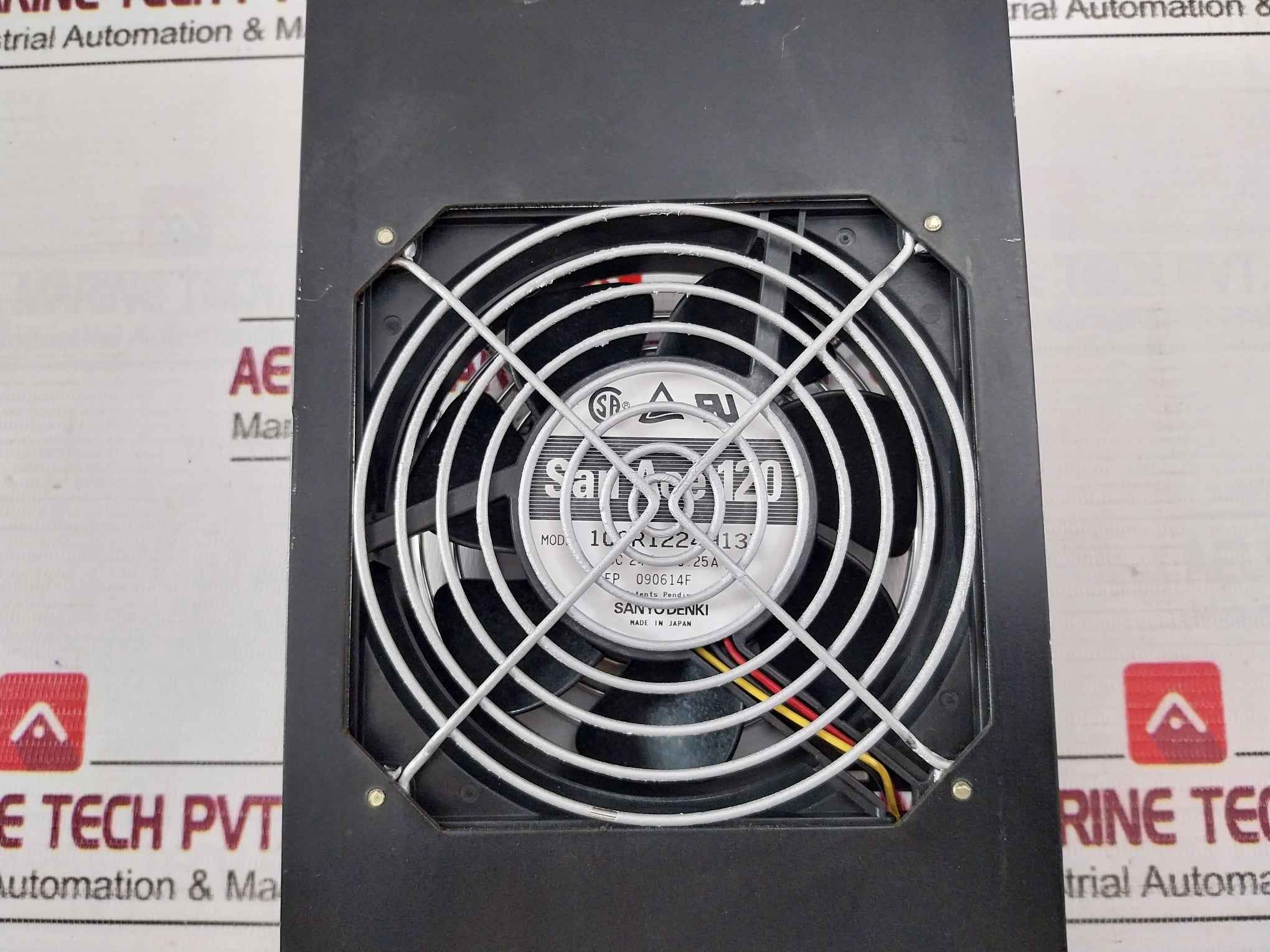 Sanyo Denki 109R1224H137 Axial Fan Assembly Panel 80363001-001 Dc24V 0.25A Rev:C