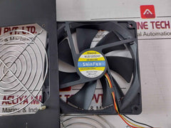 Sanyo Denki 109R1224H137 Axial Fan Assembly Panel 80363001-001 Dc24V 0.25A Rev:C