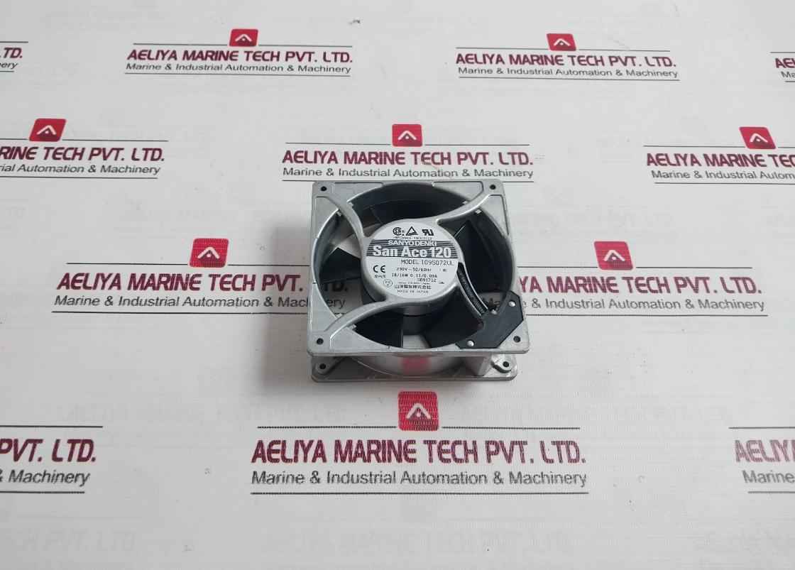 Sanyo Denki 109S072Ul Ac Cooling Fan 230V 50/60Hz 1 Phase