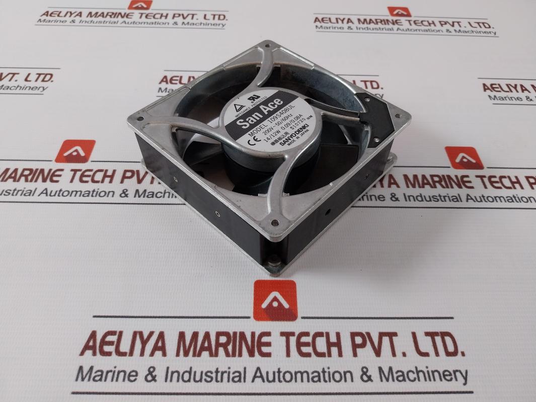 Sanyo Denki 109S408Ul San Ace Ac Axial Cooling Fan 200V Ac 50/60 Hz