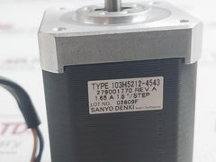 Sanyo Denki 103H5212-4543 2-phase Hybrid Stepper Motor 279001770 Rev: A