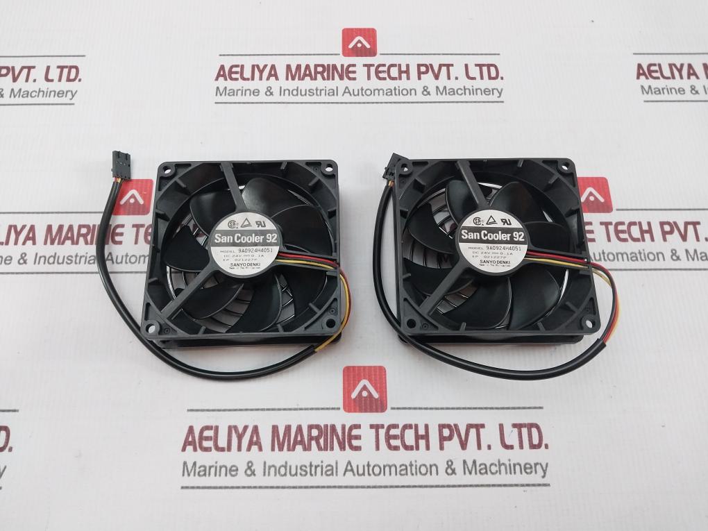 Sanyo Denki 940924H4051 Dc Cooling Fan 24V-0.1A