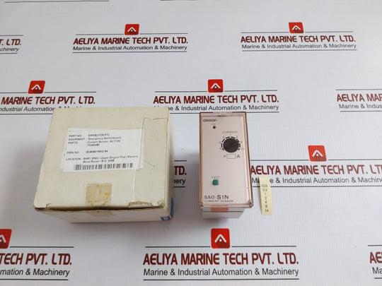 Sao-s1N Current Sensor 50/60Hz 100/110/120Vac Omron