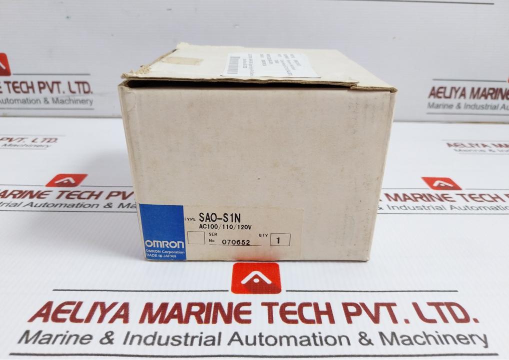 Sao-s1N Current Sensor 50/60Hz 100/110/120Vac Omron