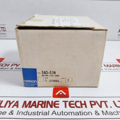 Sao-s1N Current Sensor 50/60Hz 100/110/120Vac Omron