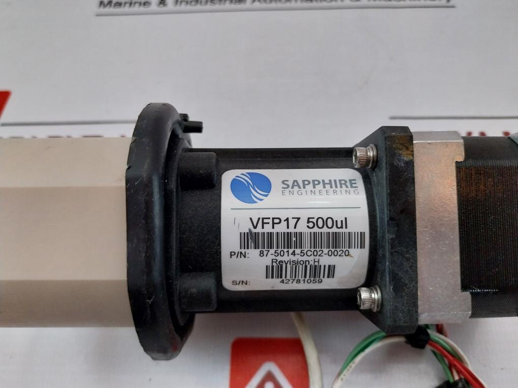 Sapphire Engineering Vfp17 500Ul Positive Displacement Pump Rev H Tpp17-47-010