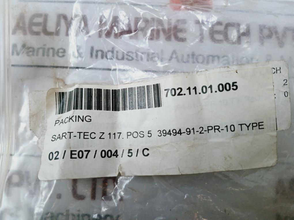 Sart-tec Z 117 Ptfe Packing For Norwegian Cruise Line 702.11.01.005