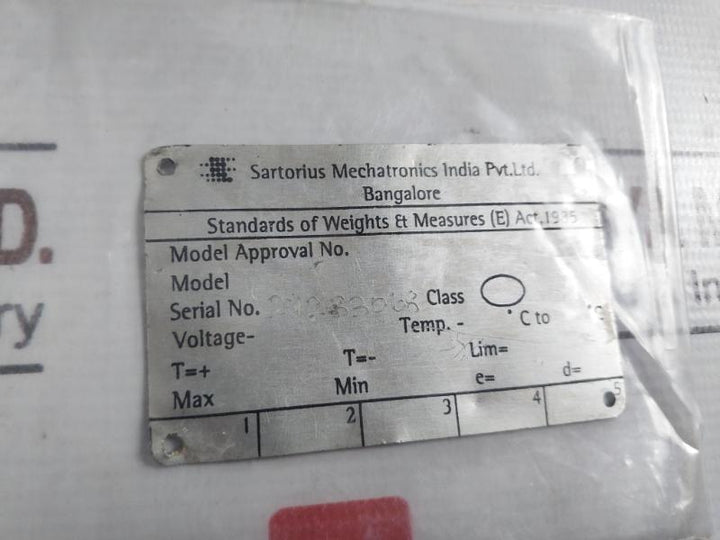 Sartorius Ipr 5510/00 X4 Process Controller 115-230Vac 50/60Hz