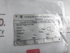 Sartorius Ipr 5510/00 X4 Process Controller 115-230Vac 50/60Hz