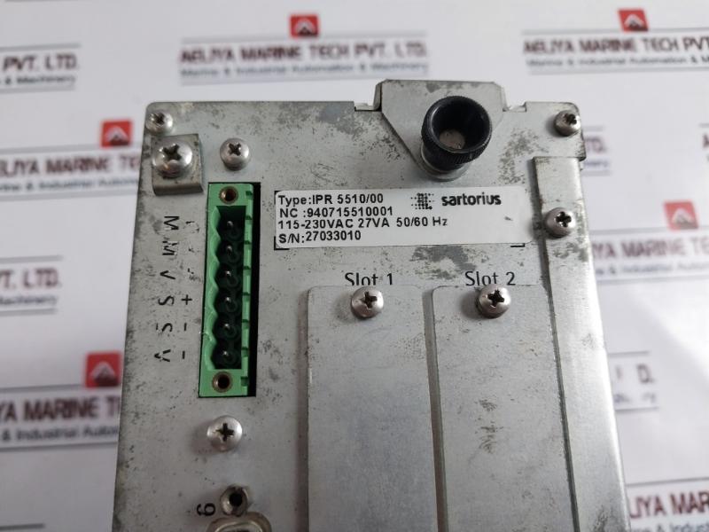 Sartorius Ipr 5510/00 X4 Process Controller 115-230Vac 50/60Hz