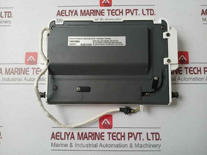 Sartorius Yac01msa Weighing Module Hmi Display Panel (Not Working)