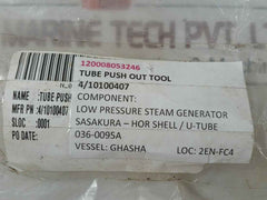 Sasakura 4/10100407 Tube Push Out Tool 120008053246
