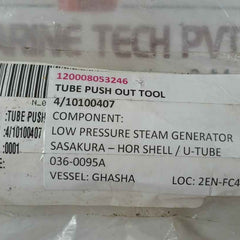 Sasakura 4/10100407 Tube Push Out Tool 120008053246