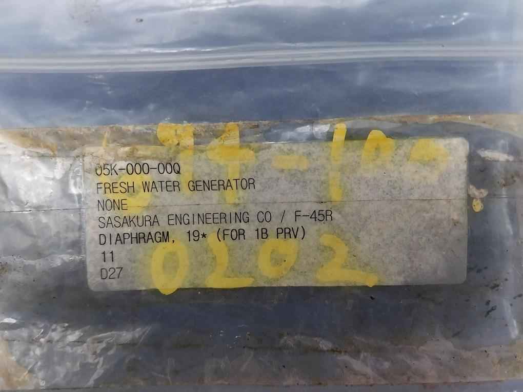 Sasakura Engineering F-45R Fuel Pump Diaphragm 4-80-64-11.5-0.5 1