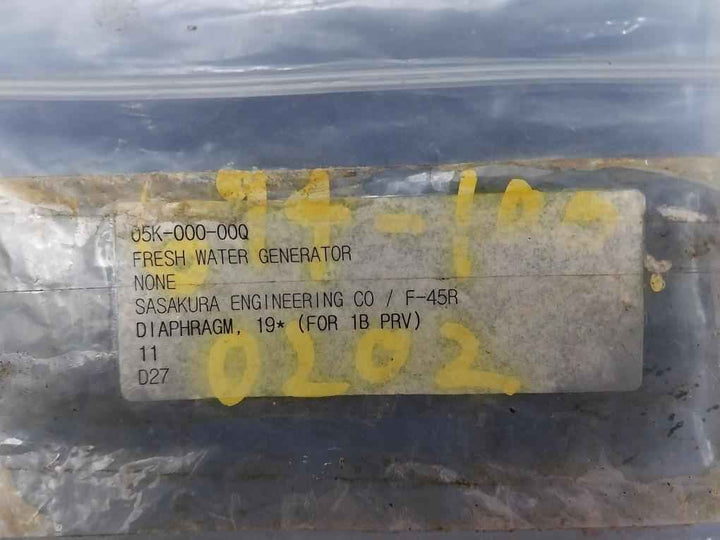 Sasakura Engineering F-45R Fuel Pump Diaphragm 4-80-64-11.5-0.5 1