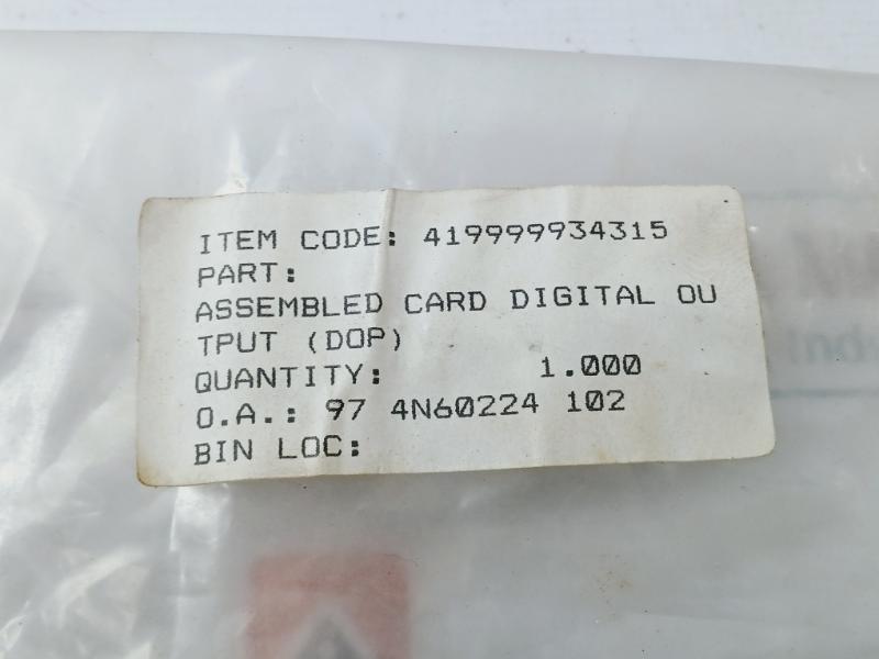 Sattcontrol SCP 023 Assembled Card Digital Output 419999934315