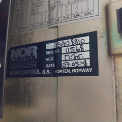 Sau 8810 Signal Acquisition Unit Input 20-60Vdc 3A Vt25-373-99/X9 Nor Control