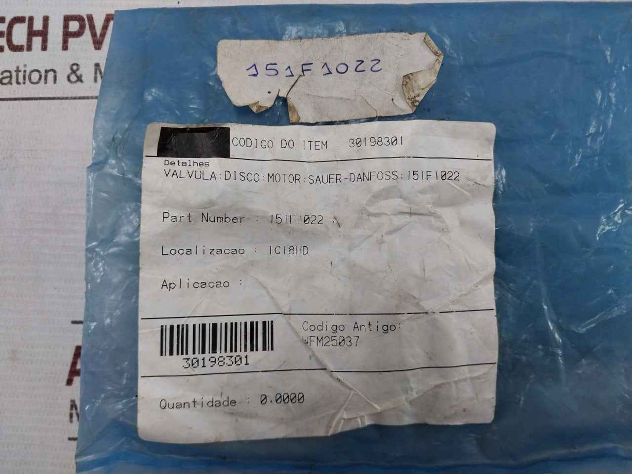 Sauer-danfoss 151F1022 Disc Valve