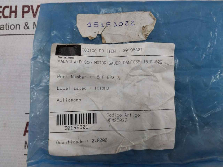 Sauer-danfoss 151F1022 Disc Valve