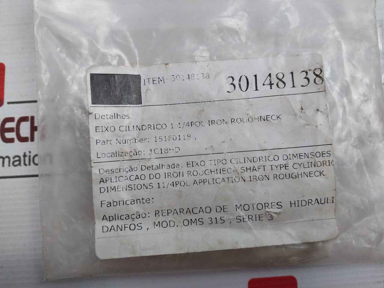 Sauer Danfoss 151F0118 Shaft Ball Roller K0629-0526-06 32008Xj