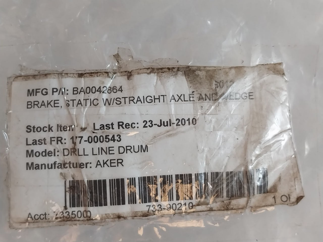 Sauer Danfoss Freno RF5/150 DG-RF/316 OMVW/OMV Straight Axle and Wedge Brake