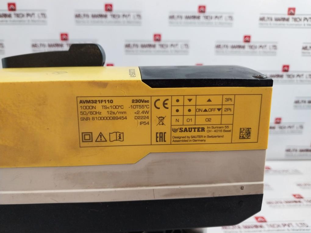Sauter Avm321F110 Regulation Seat Valve Actuator Vue015F300 50/60Hz 12S/Mm