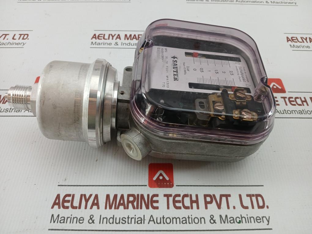 Heavy Duty Pressure Switch Dfc 7B 38 F001 Sauter 0-2,5 Bar 380V