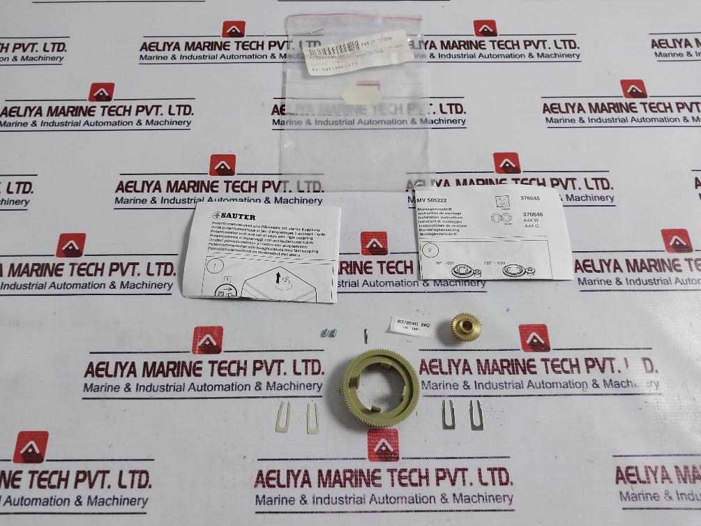 Sauter MV 505222 Potentiometer Unit And Set Of Cogs With Rigid Coupling Kit