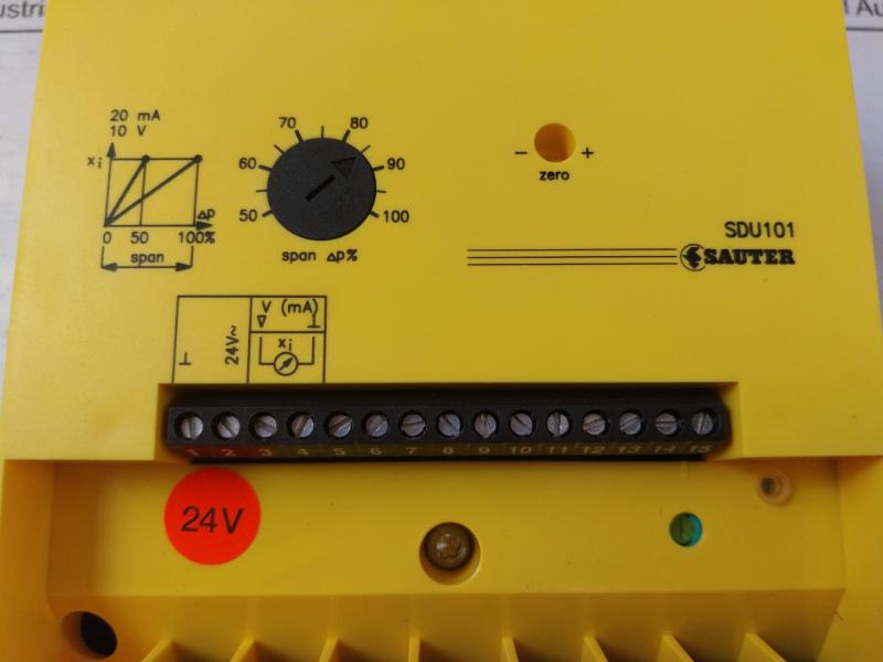 Sauter Sdu101 F001 Differential Pressure Transmitter 0-100 Pa