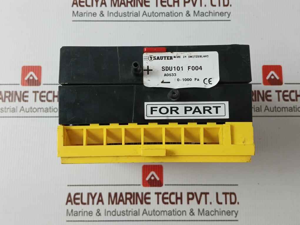 Sauter Sdu101 F004 Differential Pressure Transmitter 0-1000Pa 24V(Not Working)