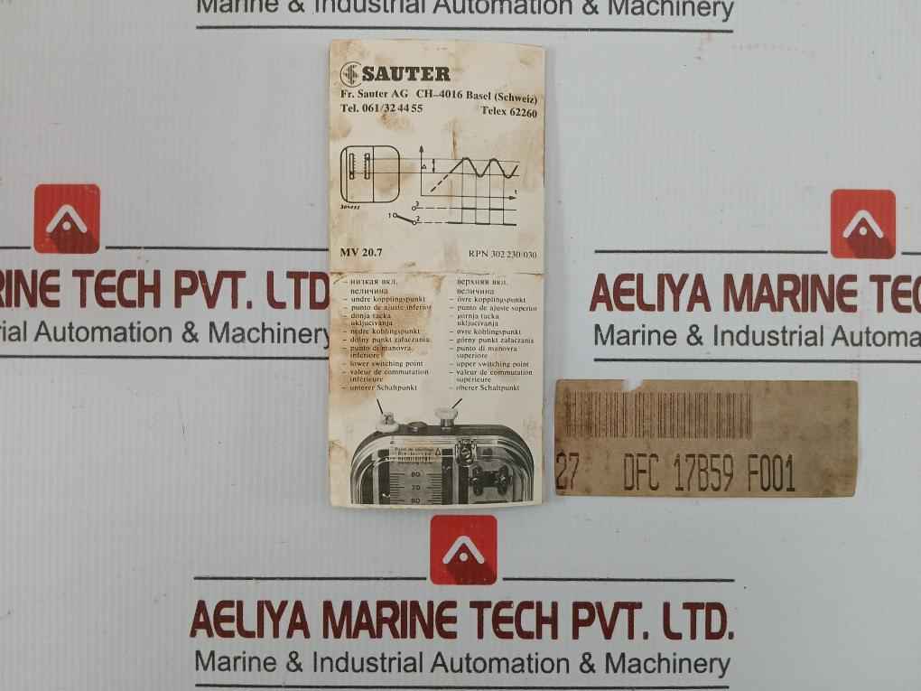 Sauter Tkc 7B 23 F001