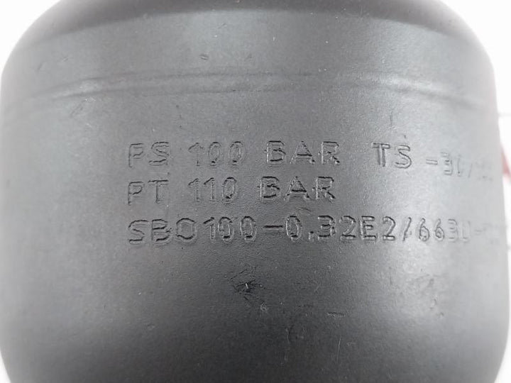 Sbo Diaphragm Accumulator 40 Bar Hydac Sbo100-0.32E2/663U-100Ft040