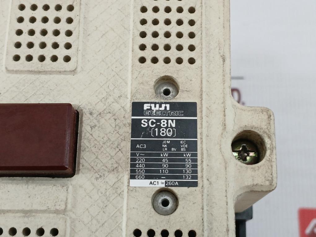 Sc-8N[180] Fuji Electric 100-127V 50/60Hz Magnetic Contactor