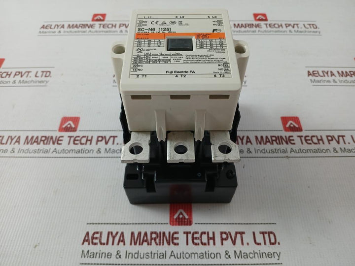 Sc-n6 [125] Fuji Electric Ac 380-450V 50/60Hz Magnetic Contactor