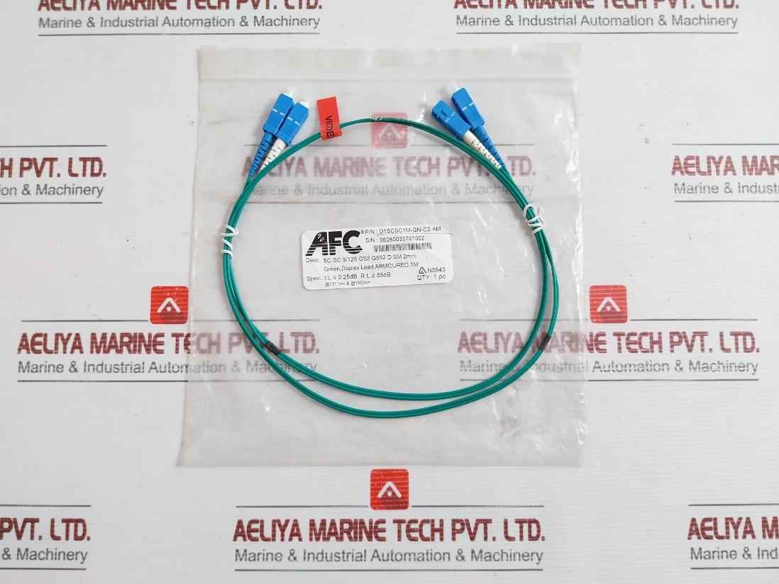 Sc-sc Single Mode Fiber Optic Cable 1M D1Scsc1M-gn-c2-am Brand Afc
