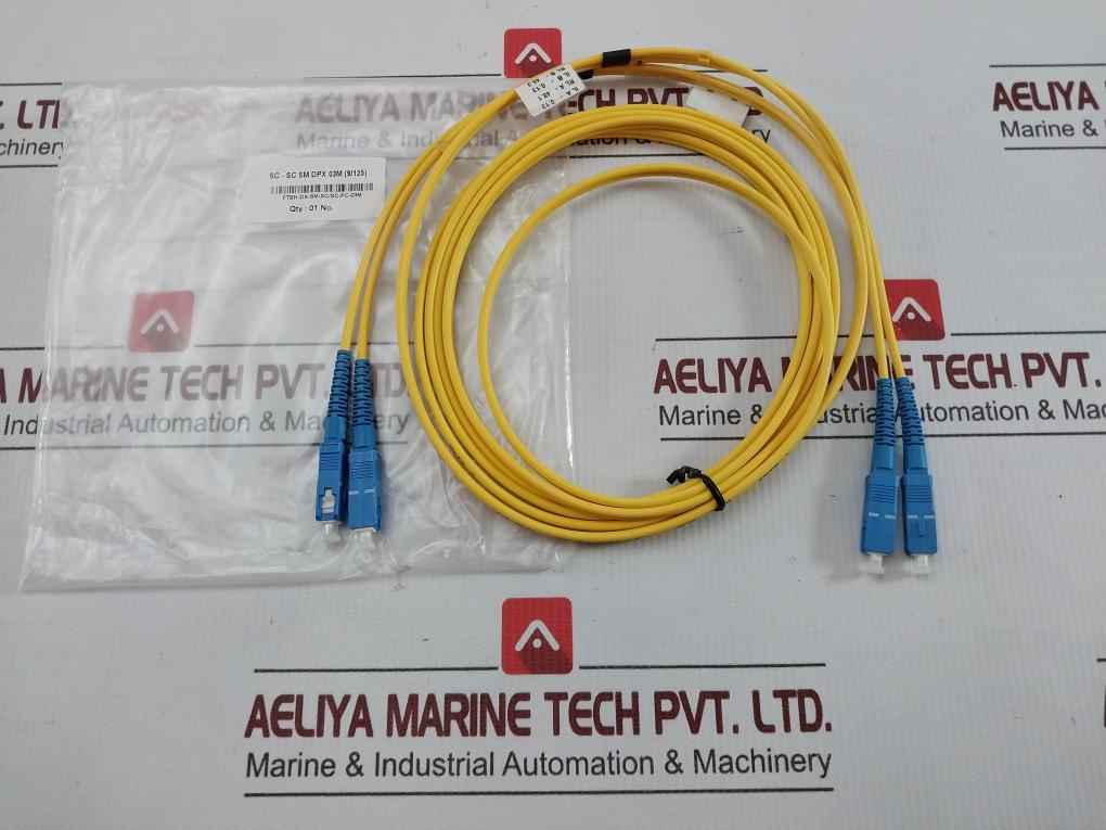 Sc-sc Sm Dpx 03M (9/125) Singlemode Duplex Fiber Optic Cable Set New