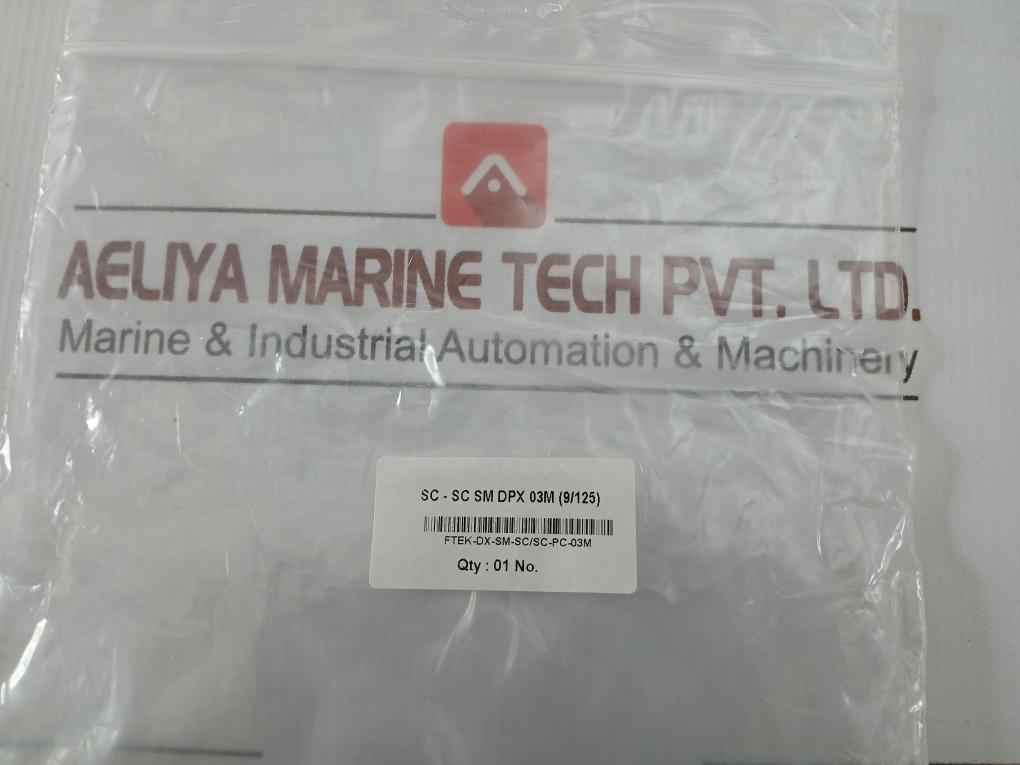 Sc-sc Sm Dpx 03M (9/125) Duplex Fiber Optic Patch Cable