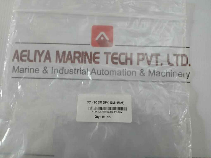 Sc-sc Sm Dpx 03M (9/125) Duplex Fiber Optic Patch Cable