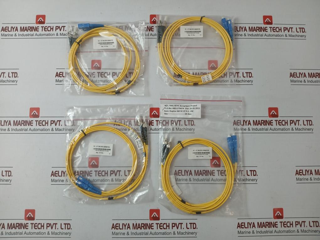 Sc-st Sm Dpx 02M (9/125) Fiber Optic Patch Cable Set Ftek-dx-sm-sc/St-pc-02M