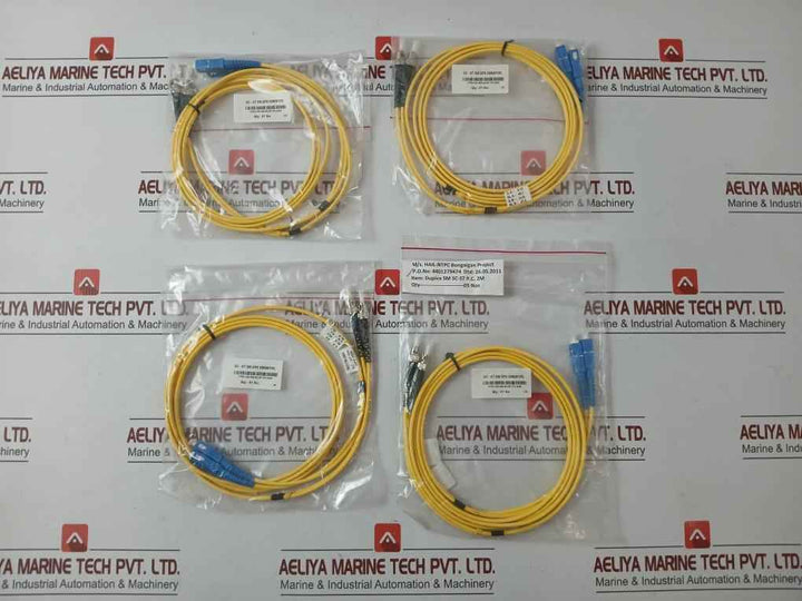 Sc-st Sm Dpx 02M (9/125) Fiber Optic Patch Cable Set Ftek-dx-sm-sc/St-pc-02M