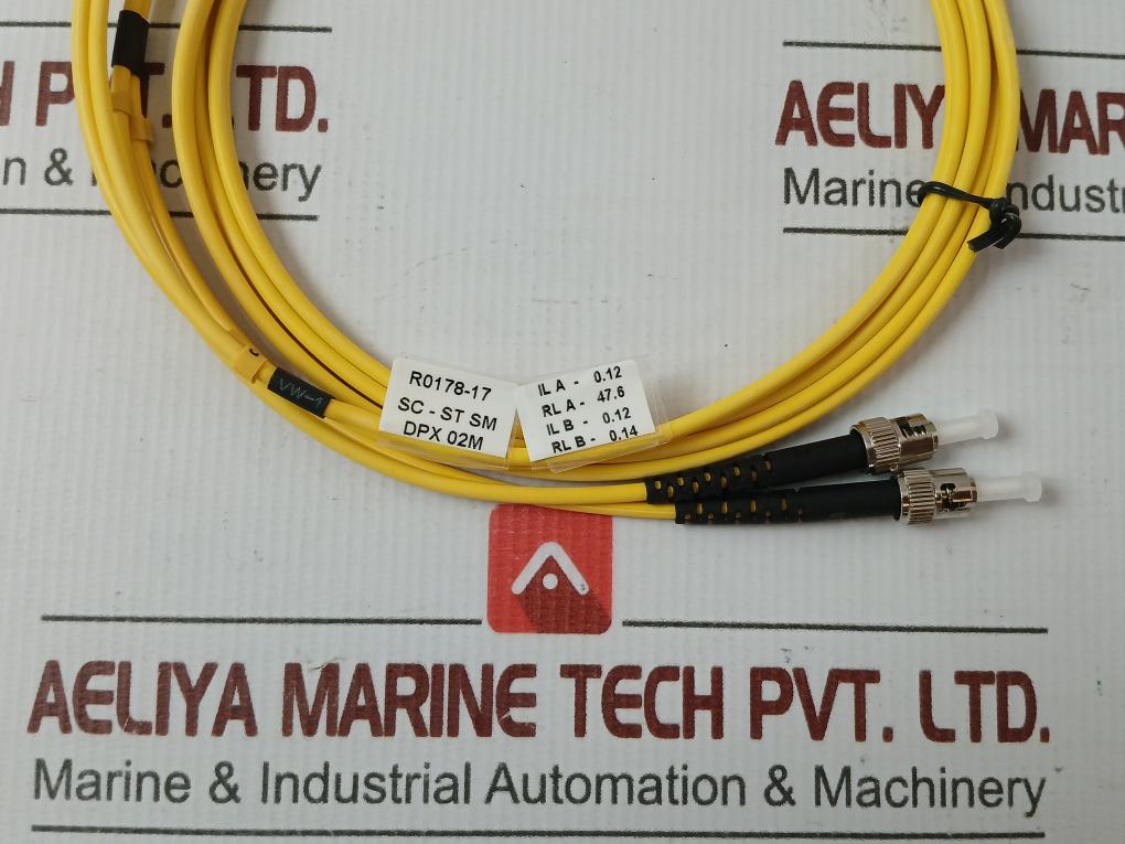 Sc-st Sm Dpx 02M (9/125) Fiber Optic Patch Cable Set Ftek-dx-sm-sc/St-pc-02M