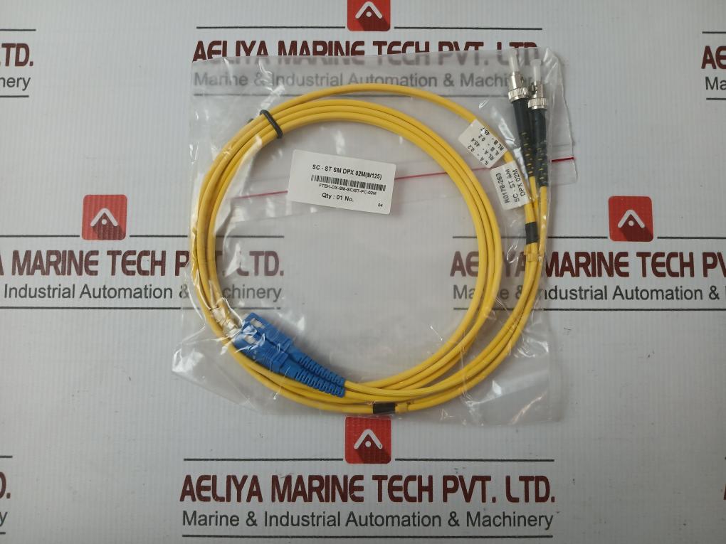 Sc-st Sm Dpx 02M (9/125) Fiber Optic Patch Cable Set Ftek-dx-sm-sc/St-pc-02M