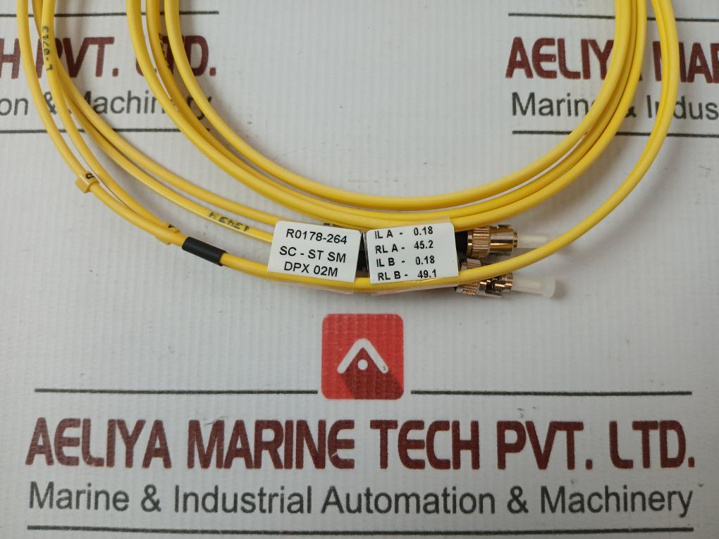 Sc-st Sm Dpx 02M (9/125) Fiber Optic Patch Cable Set Ftek-dx-sm-sc/St-pc-02M